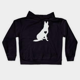 Adore German Shepherds Kids Hoodie